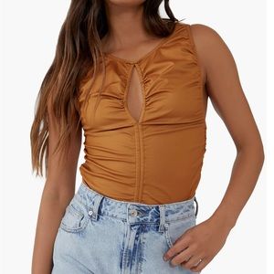 Free People Ruched Top NWT